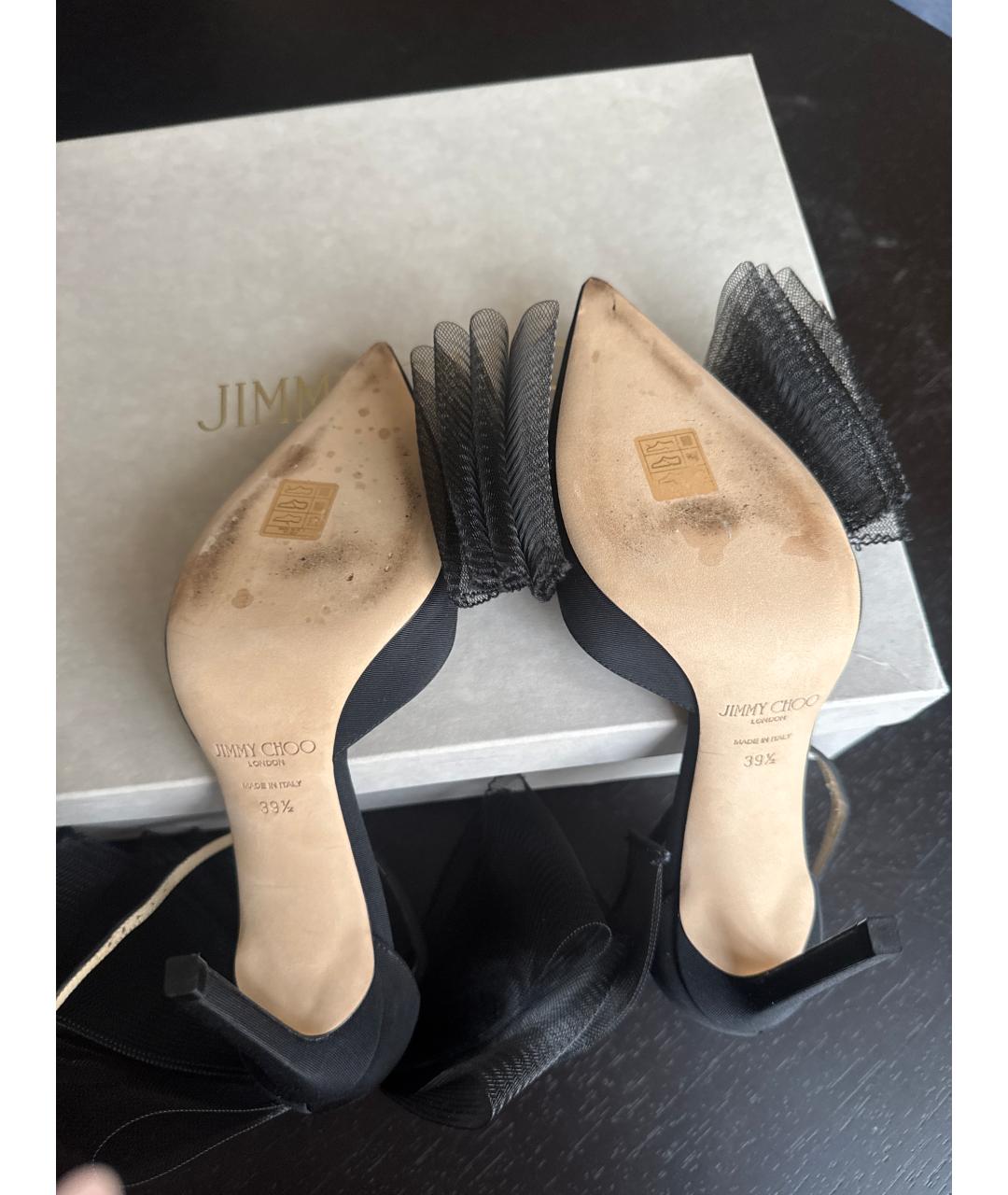 JIMMY CHOO Черные туфли, фото 5