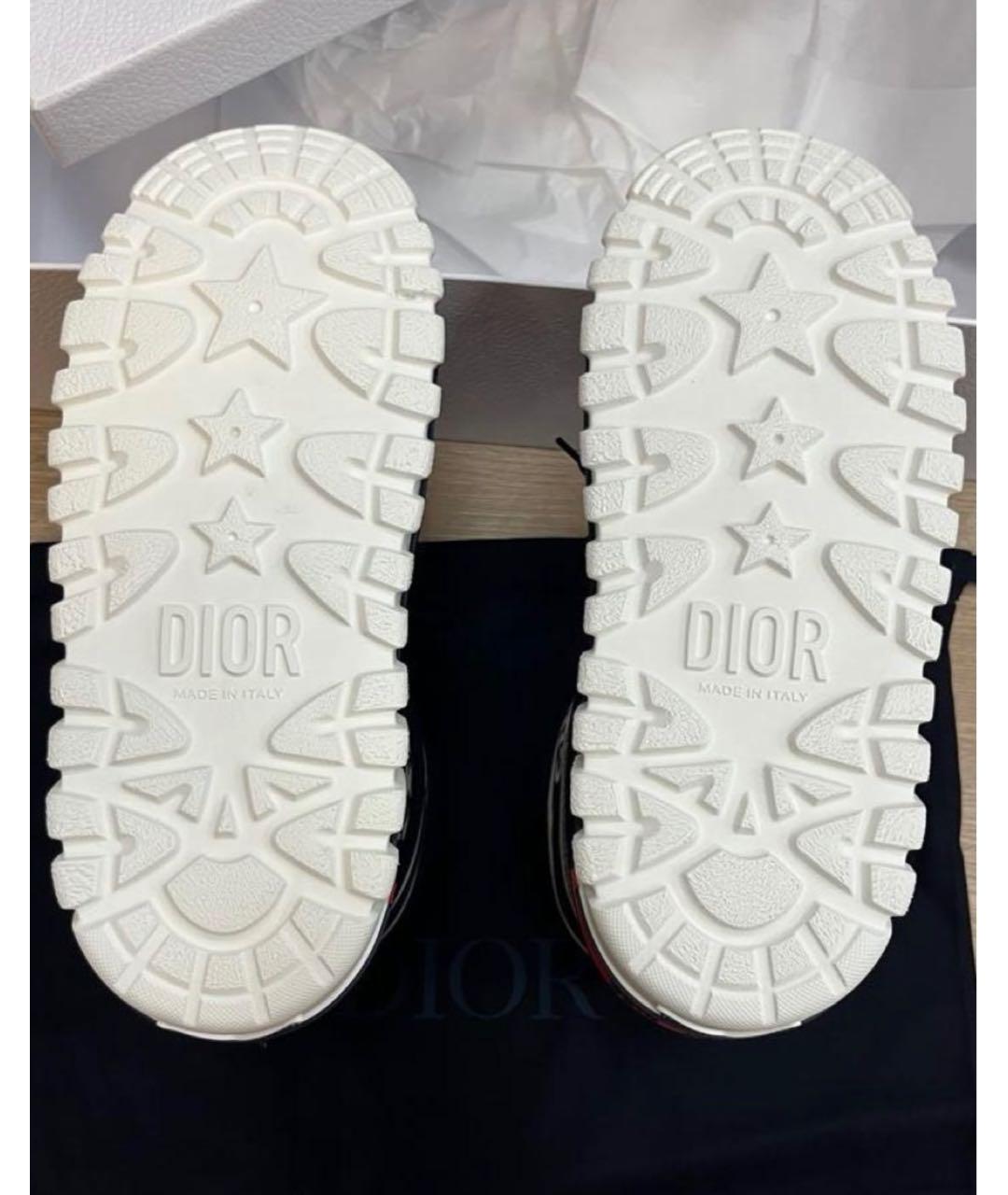 CHRISTIAN DIOR Синие текстильные полусапоги, фото 4