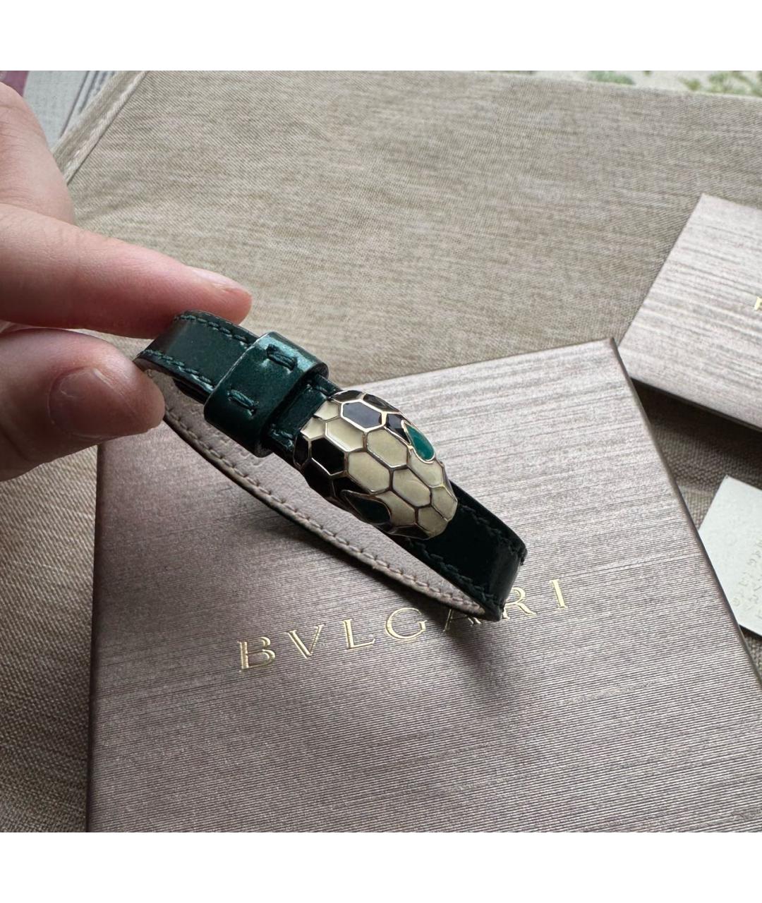 BVLGARI Зеленый браслет, фото 2
