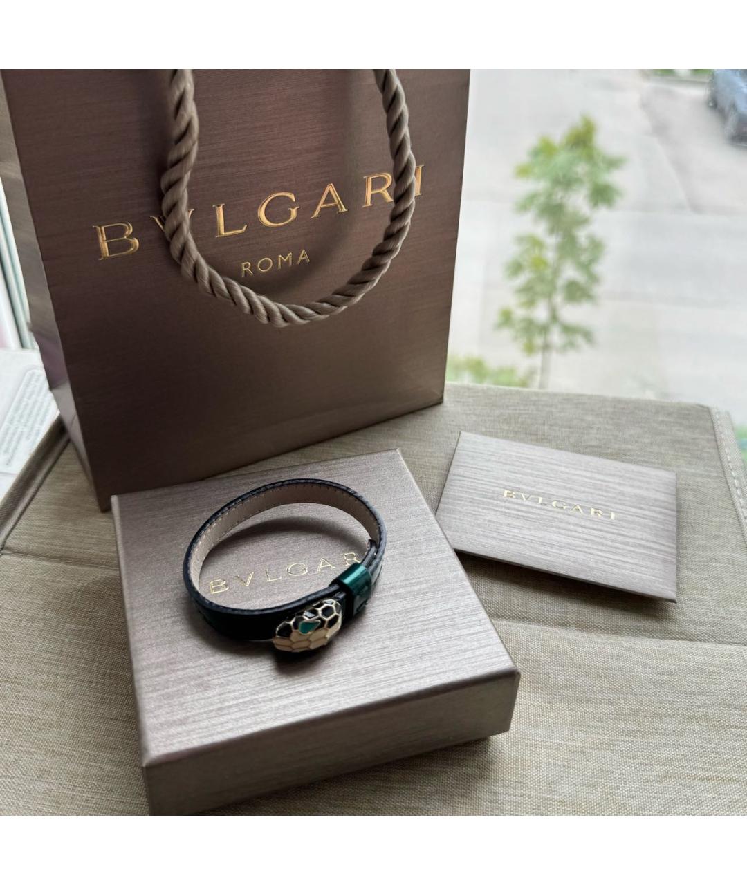 BVLGARI Зеленый браслет, фото 4