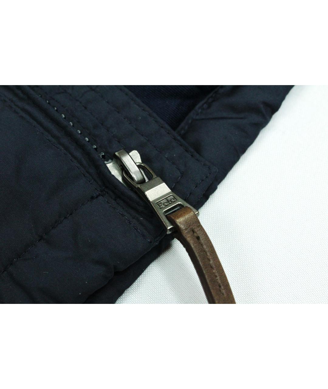 POLO RALPH LAUREN Темно-синяя полиэстеровая куртка, фото 8