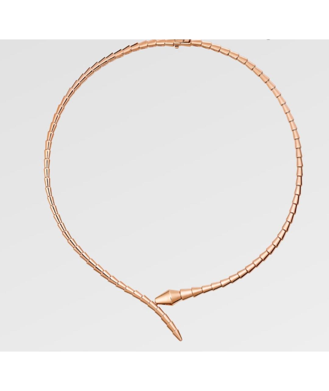 BVLGARI Золотое колье из розового золота, фото 4