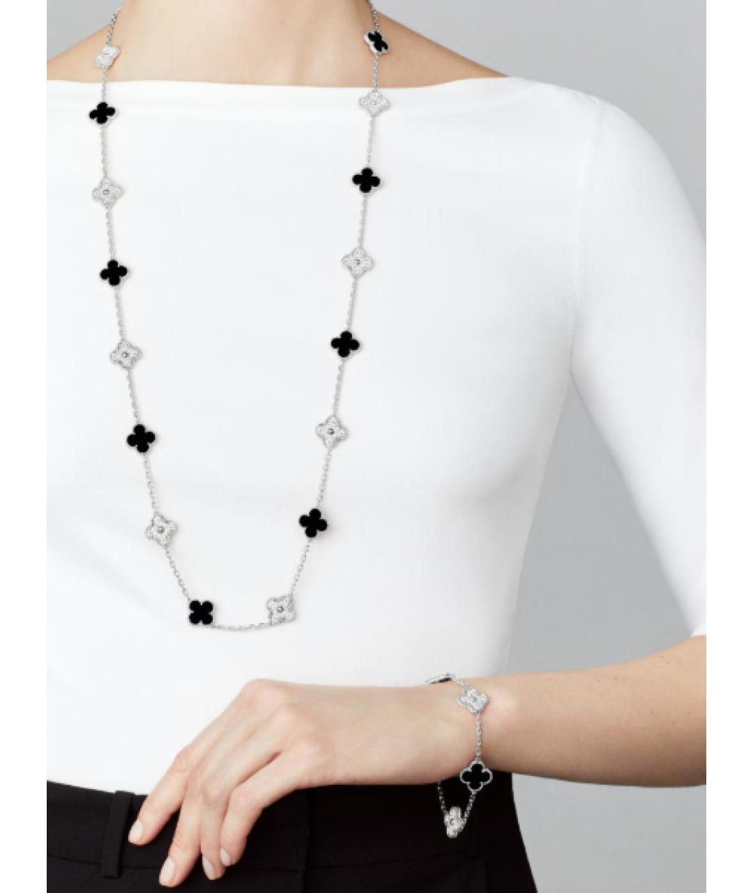 VAN CLEEF & ARPELS Белый браслет из белого золота, фото 4