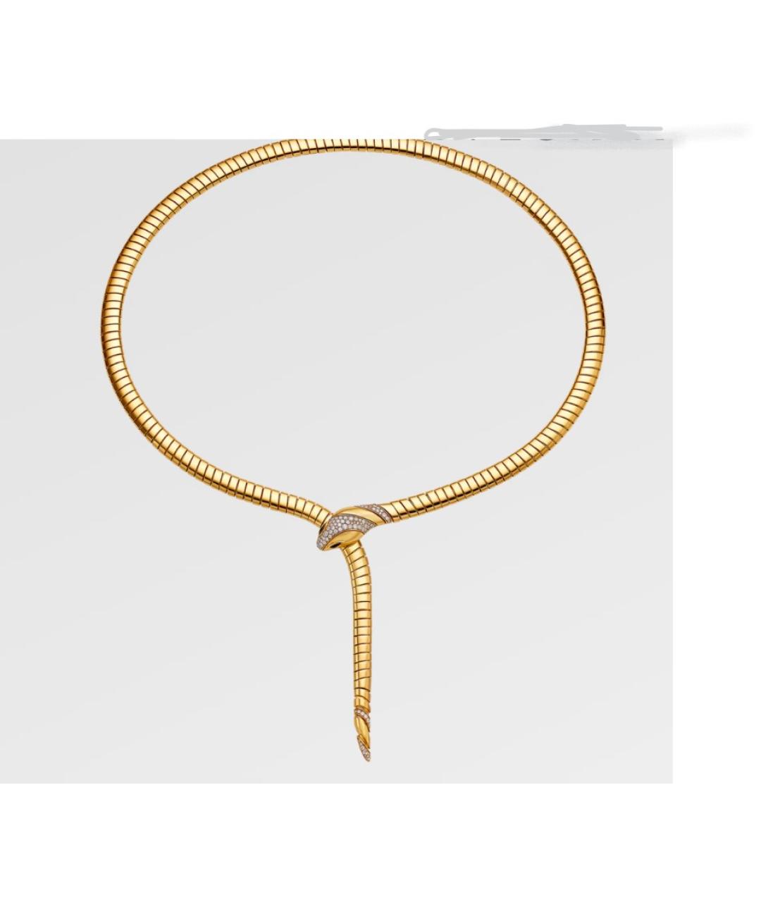 BVLGARI Золотое колье из желтого золота, фото 3
