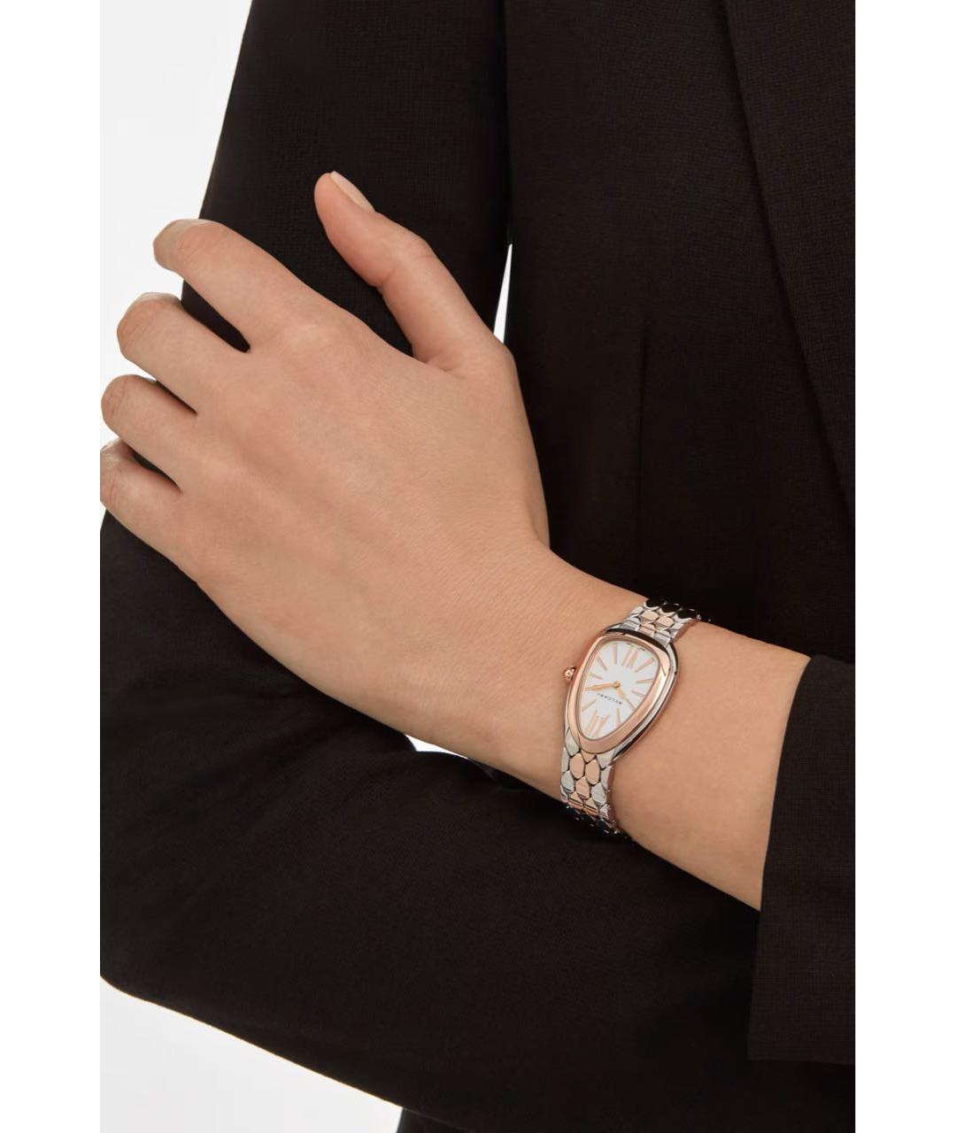 BVLGARI Золотые часы из розового золота, фото 4
