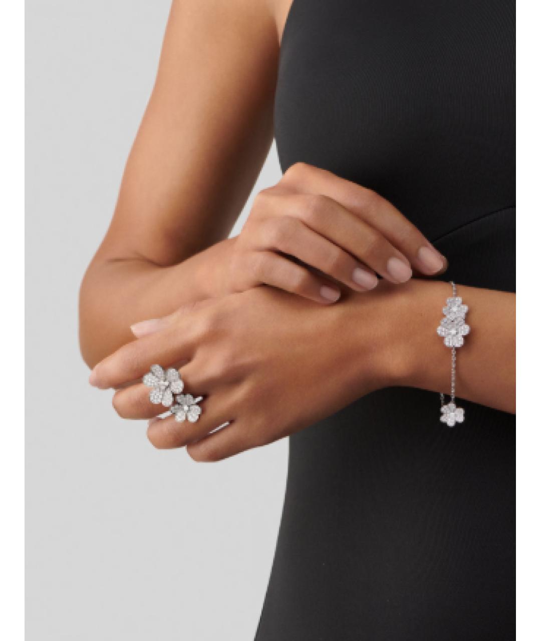 VAN CLEEF & ARPELS Серебряное кольцо из белого золота, фото 4