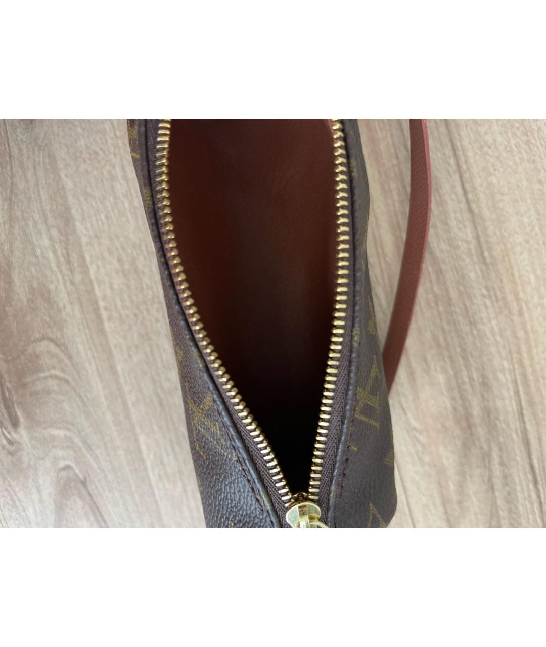 LOUIS VUITTON Коричневая сумка с короткими ручками, фото 4