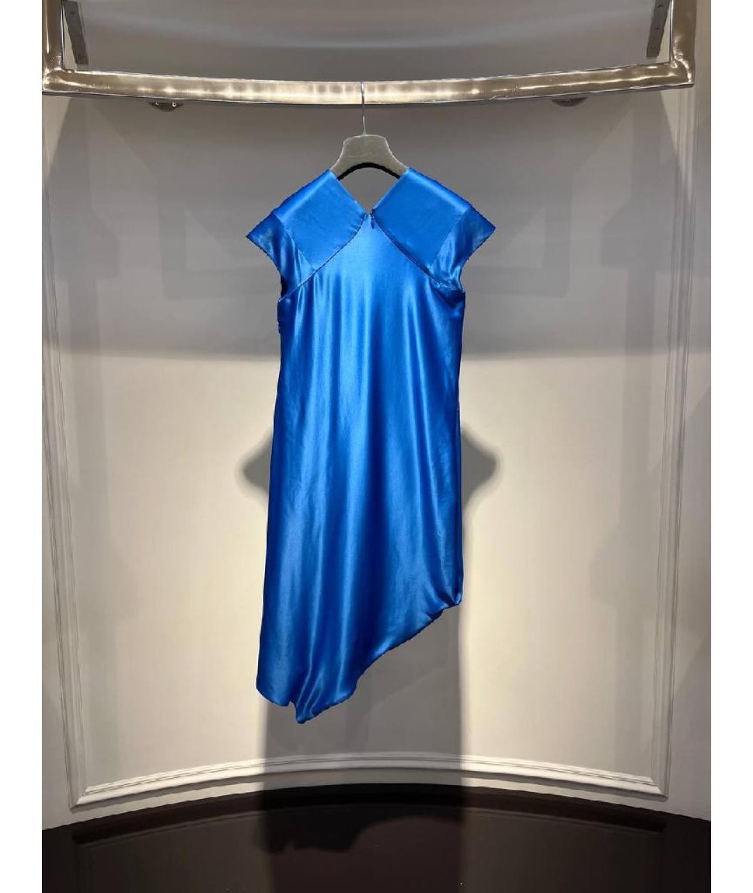 ALEXANDER MCQUEEN Синее платье, фото 2