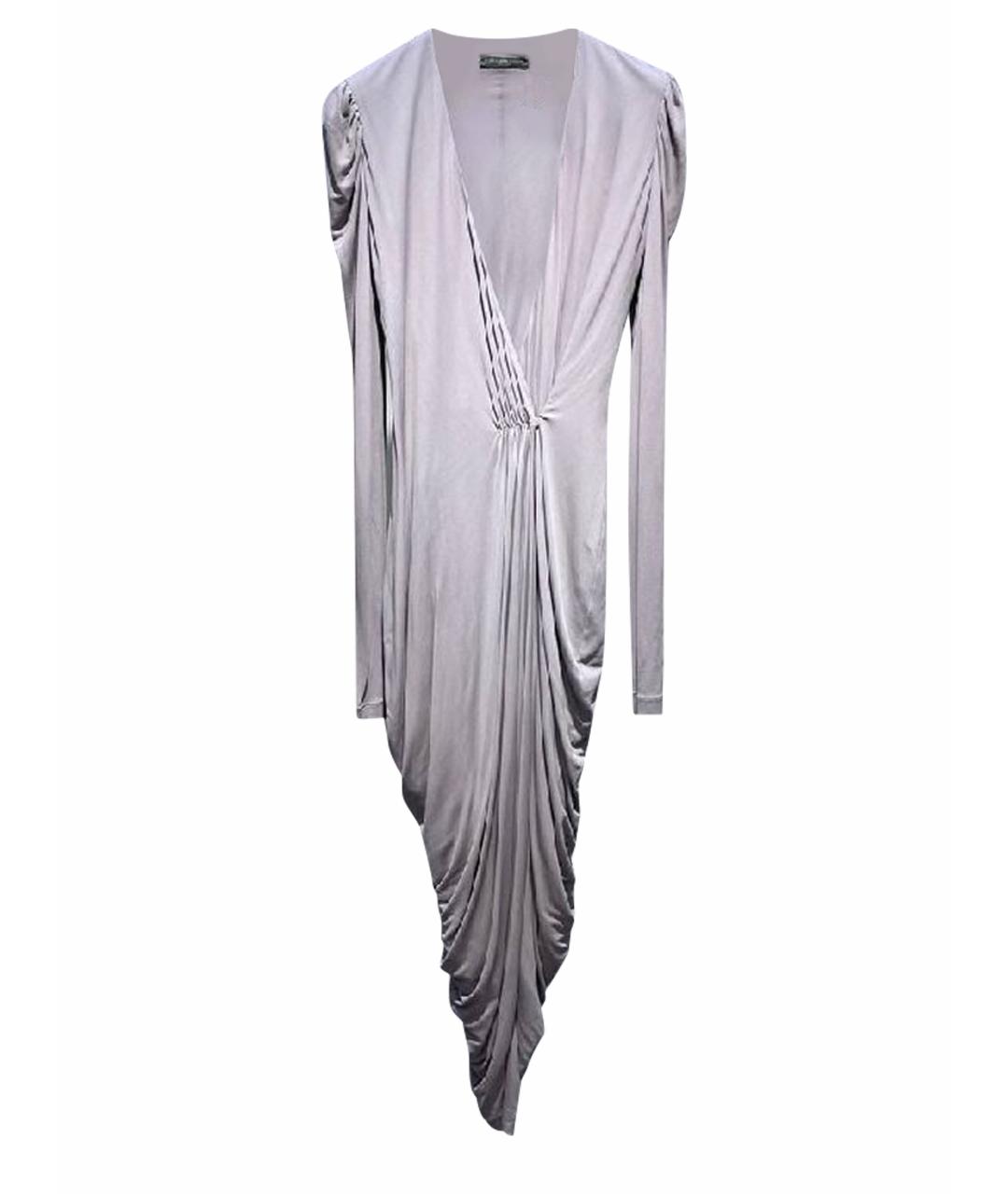 ALEXANDER MCQUEEN Серое платье, фото 1