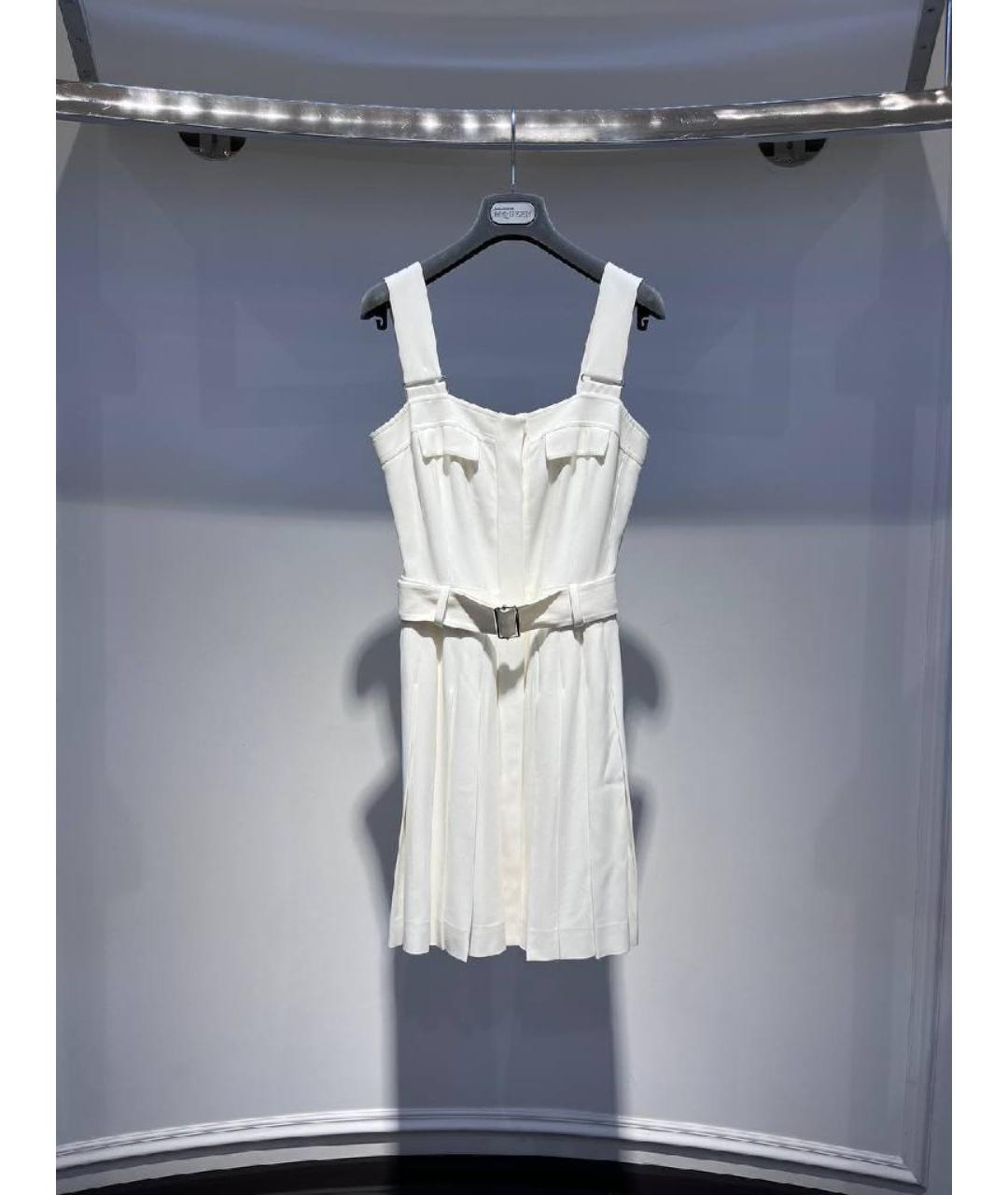 ALEXANDER MCQUEEN Бежевое платье, фото 3