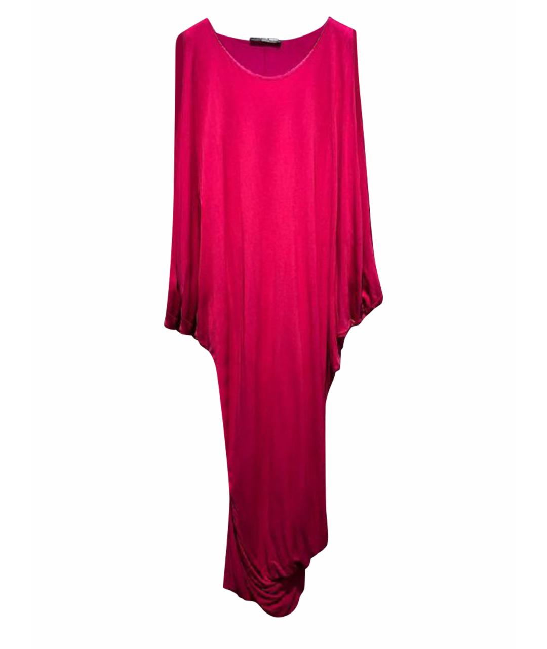ALEXANDER MCQUEEN Фуксия платье, фото 1