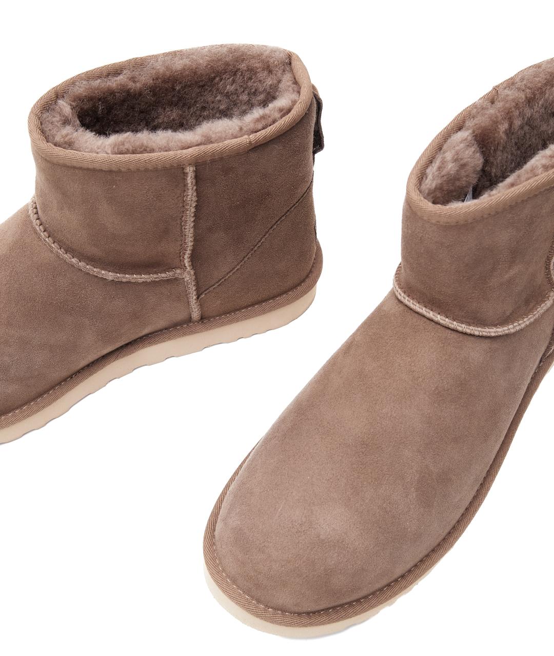 UGG AUSTRALIA Коричневые замшевые высокие ботинки, фото 2