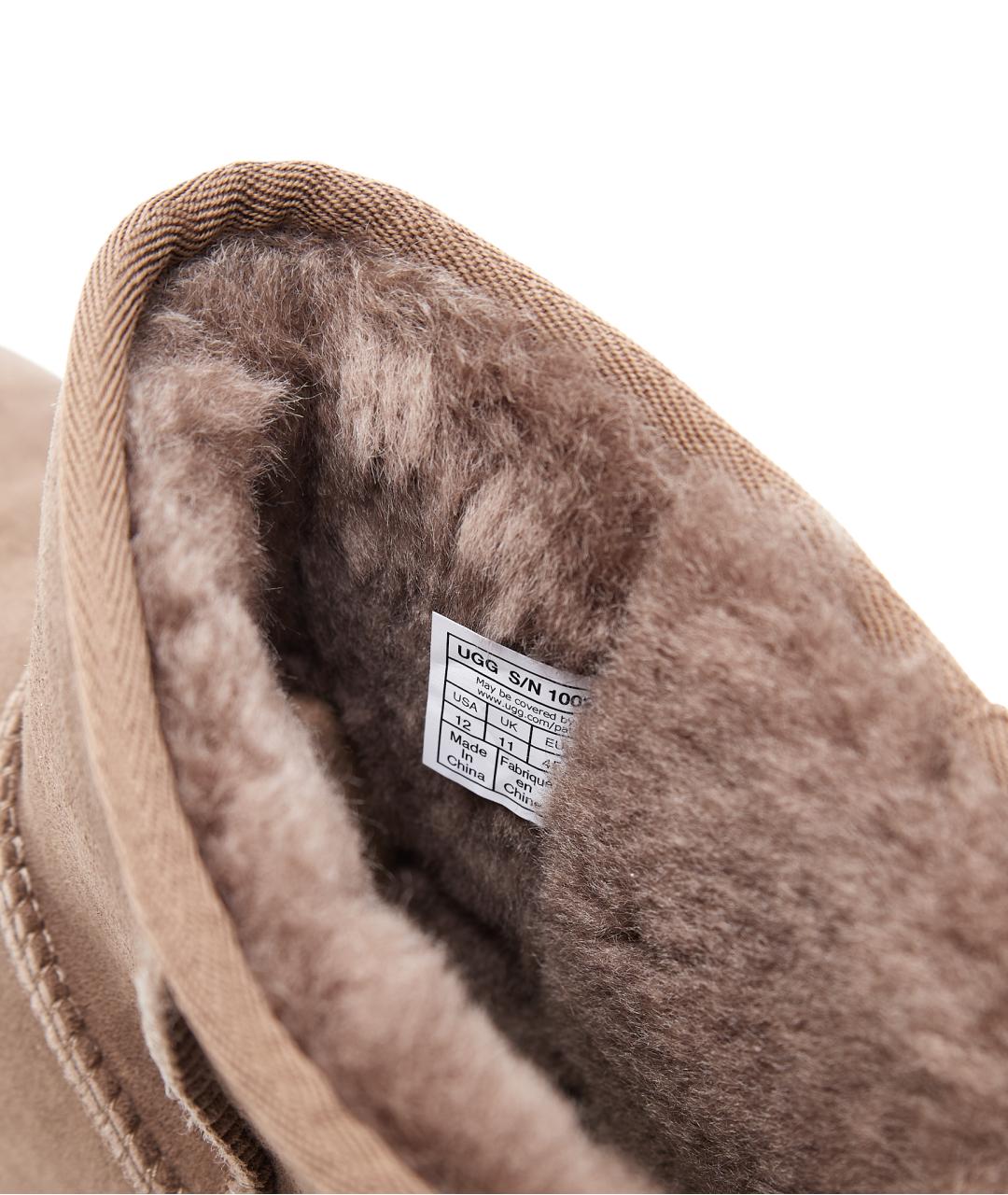 UGG AUSTRALIA Коричневые замшевые высокие ботинки, фото 3