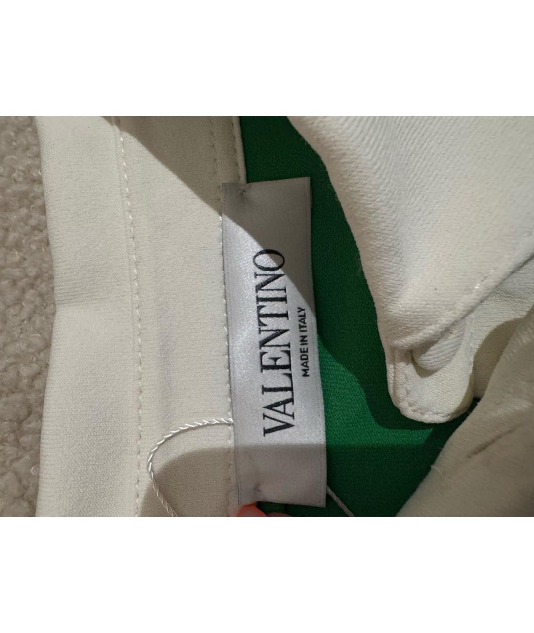 VALENTINO Зеленая вискозная футболка, фото 4