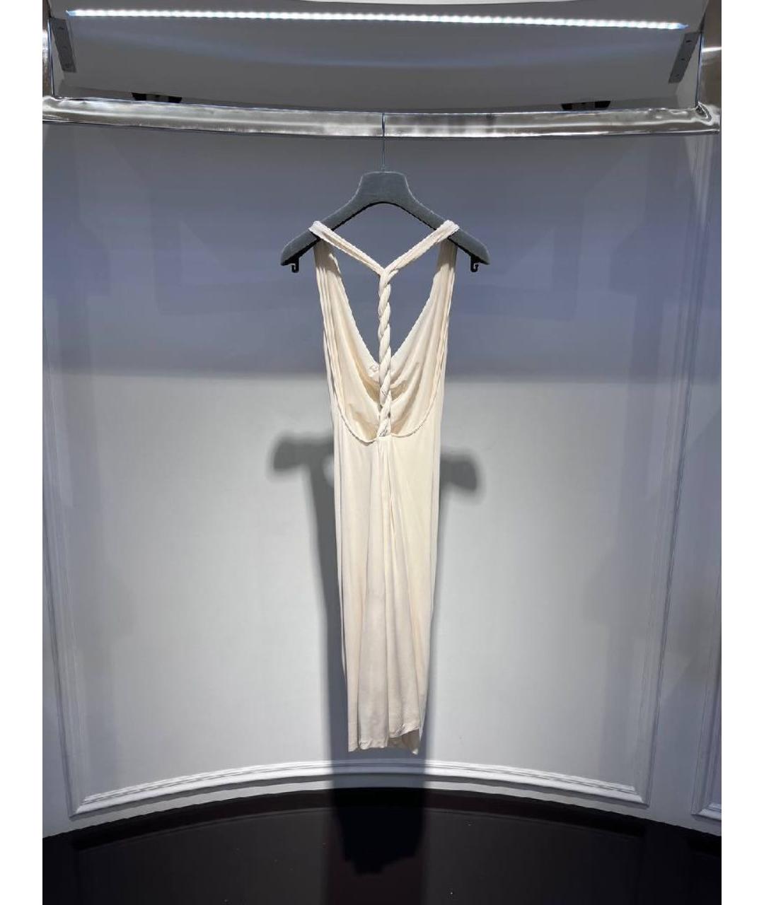 ALEXANDER MCQUEEN Бежевое платье, фото 2