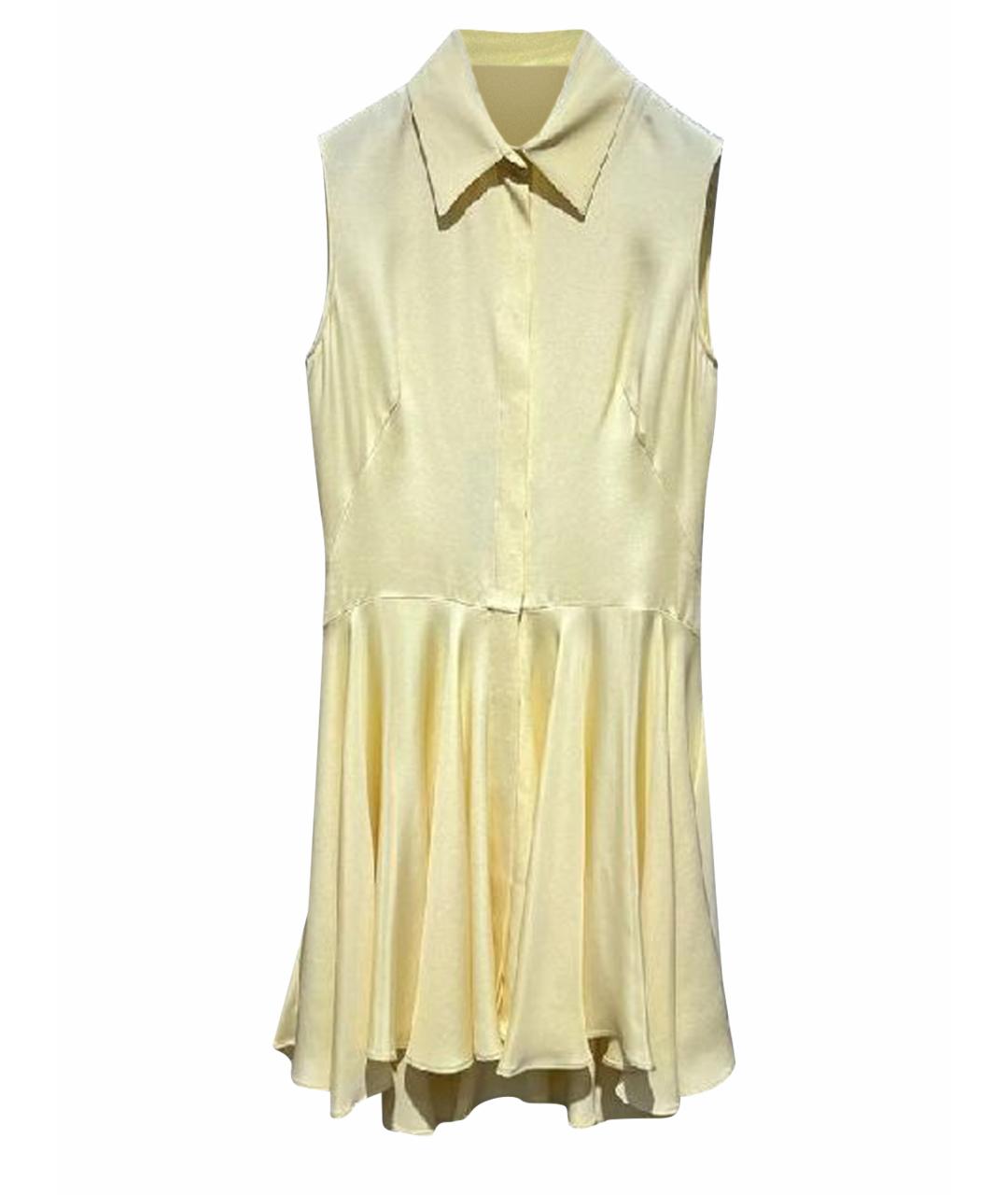 ALEXANDER MCQUEEN Желтое платье, фото 1