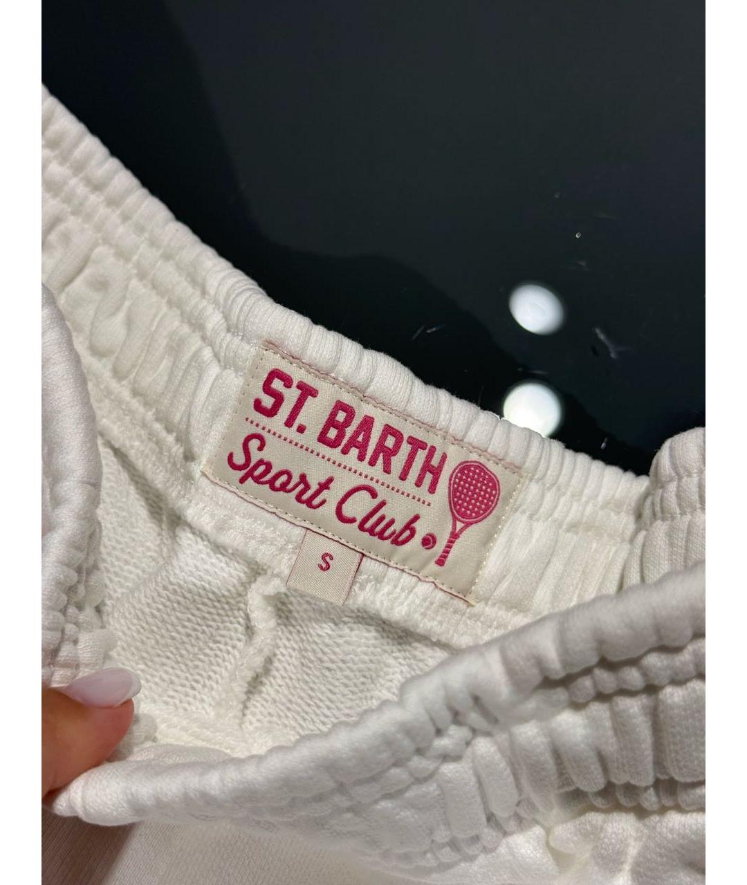 MC2 SAINT BARTH Белые хлопковые шорты, фото 4