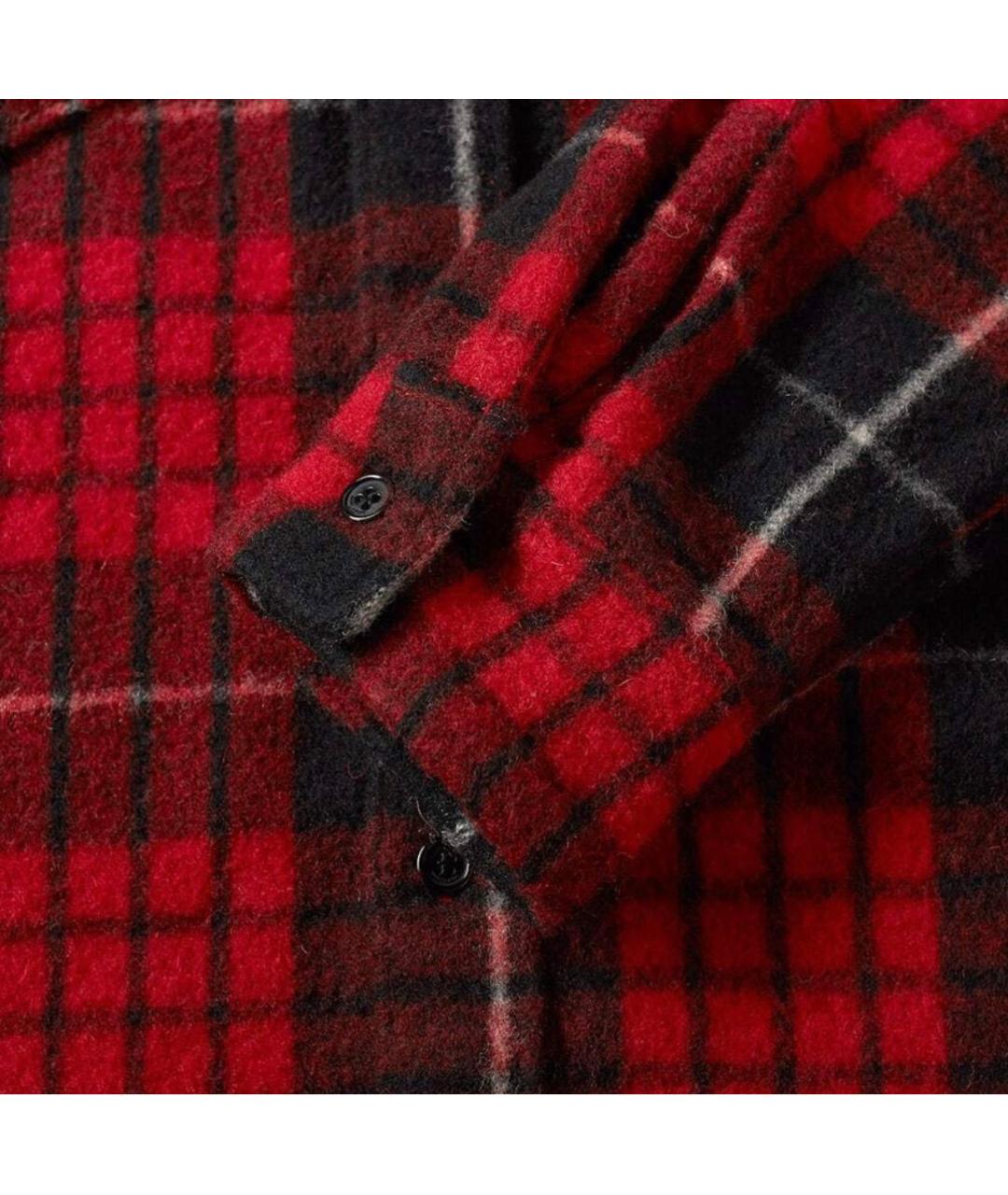 SAINT LAURENT Красная шерстяная рубашка, фото 3