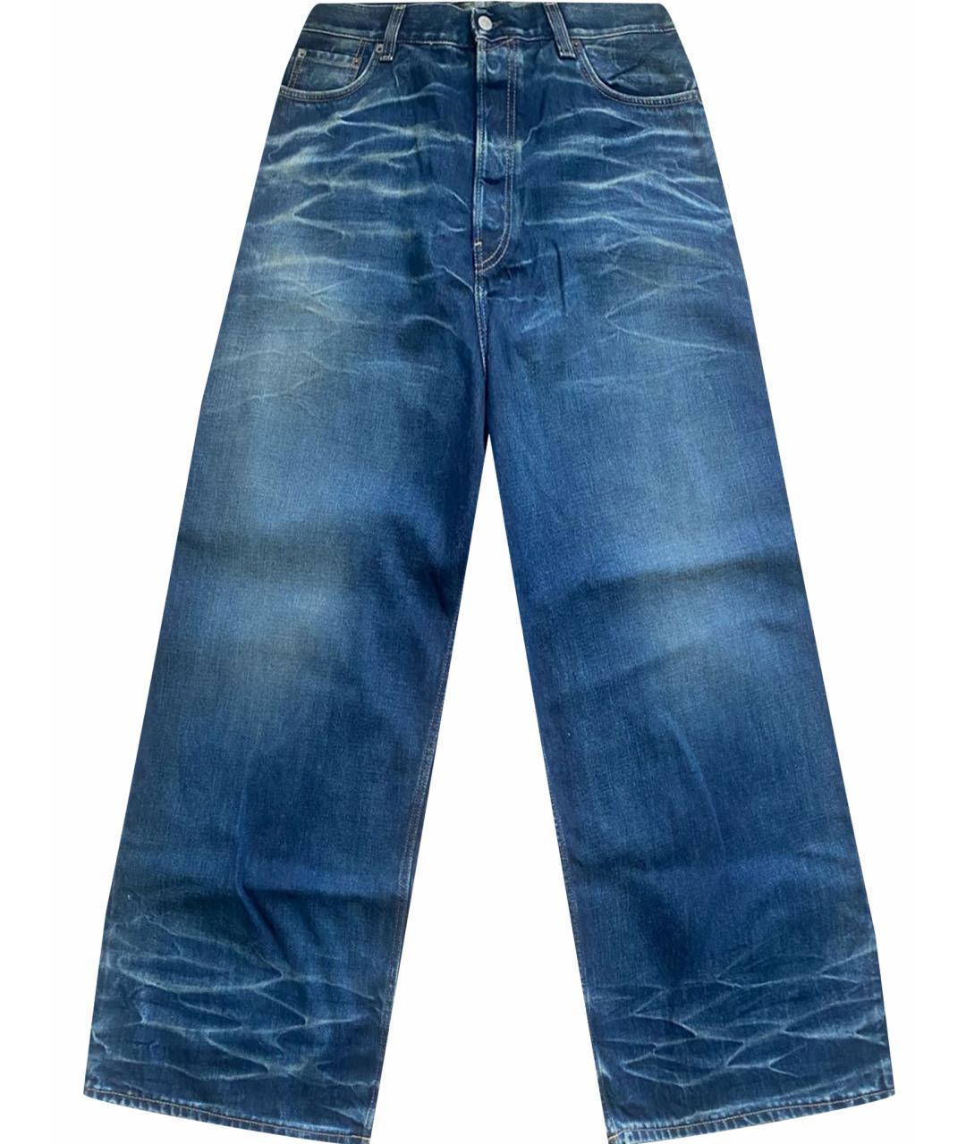 ACNE STUDIOS Синие хлопковые джинсы, фото 1