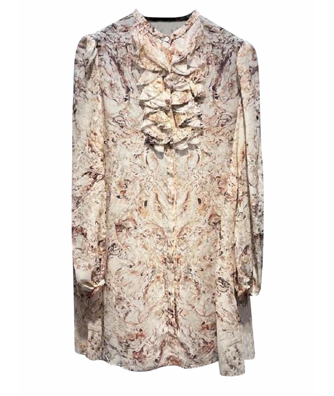 ALEXANDER MCQUEEN Бежевое платье, фото 1