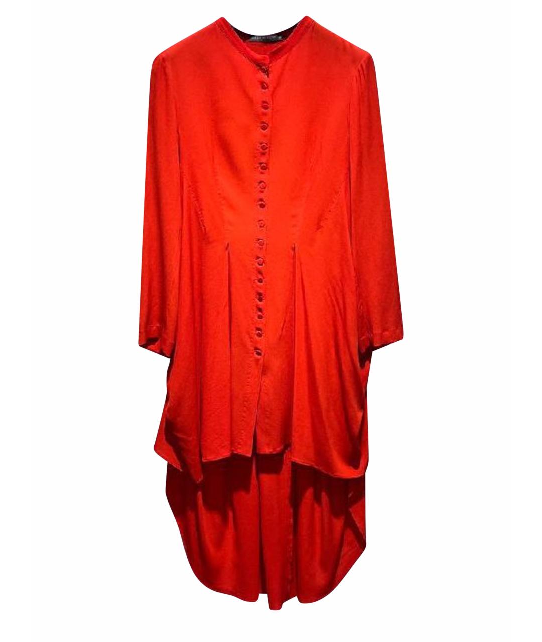 ALEXANDER MCQUEEN Красное платье, фото 1