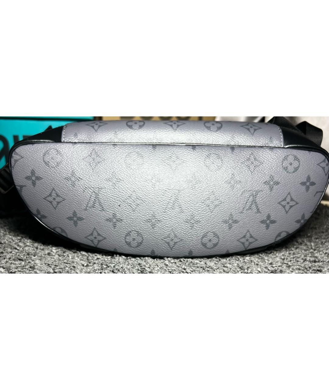 LOUIS VUITTON Антрацитовый рюкзак, фото 7