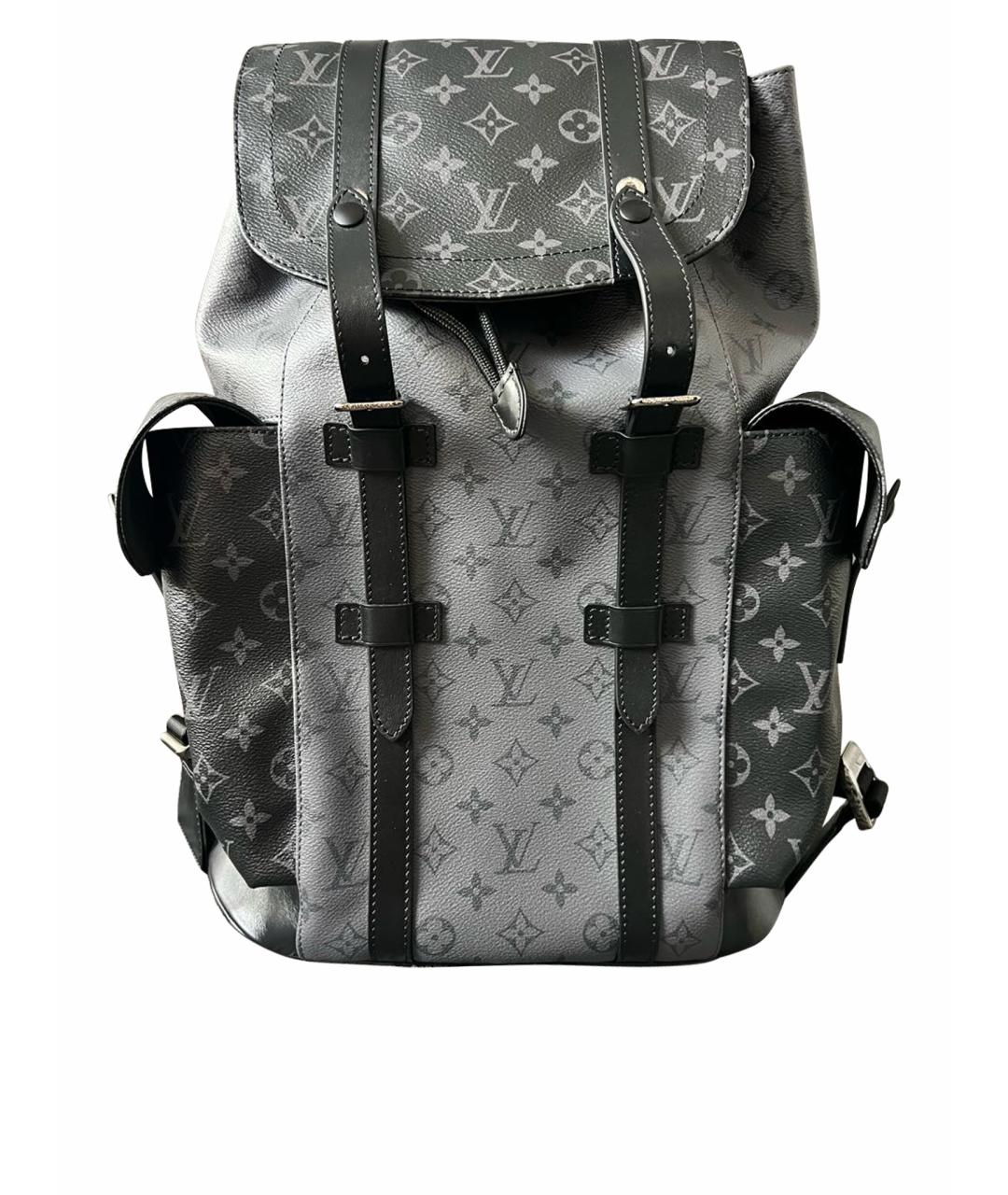 LOUIS VUITTON Антрацитовый рюкзак, фото 1