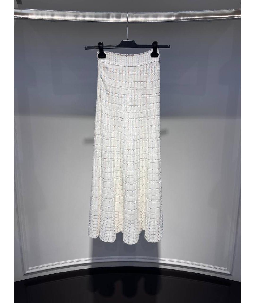 ALEXANDER MCQUEEN Бежевая юбка макси, фото 3
