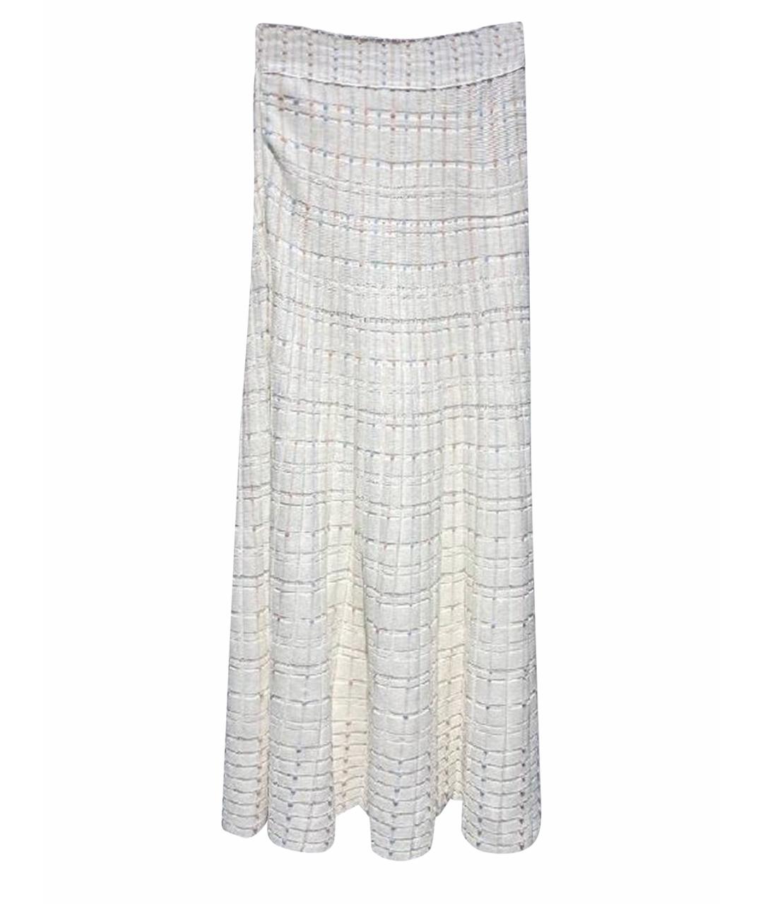 ALEXANDER MCQUEEN Бежевая юбка макси, фото 1