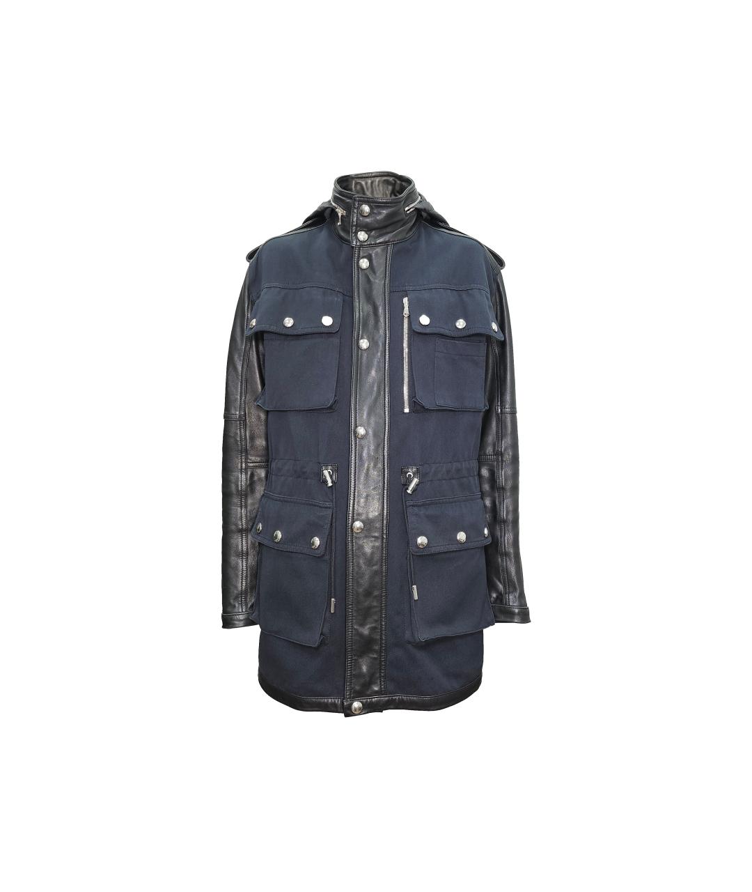 DIESEL BLACK GOLD Черная кожаная куртка, фото 7