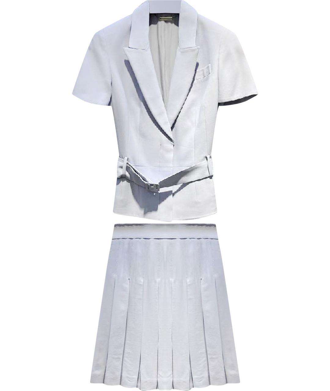 ALEXANDER MCQUEEN Голубой костюм с юбками, фото 1