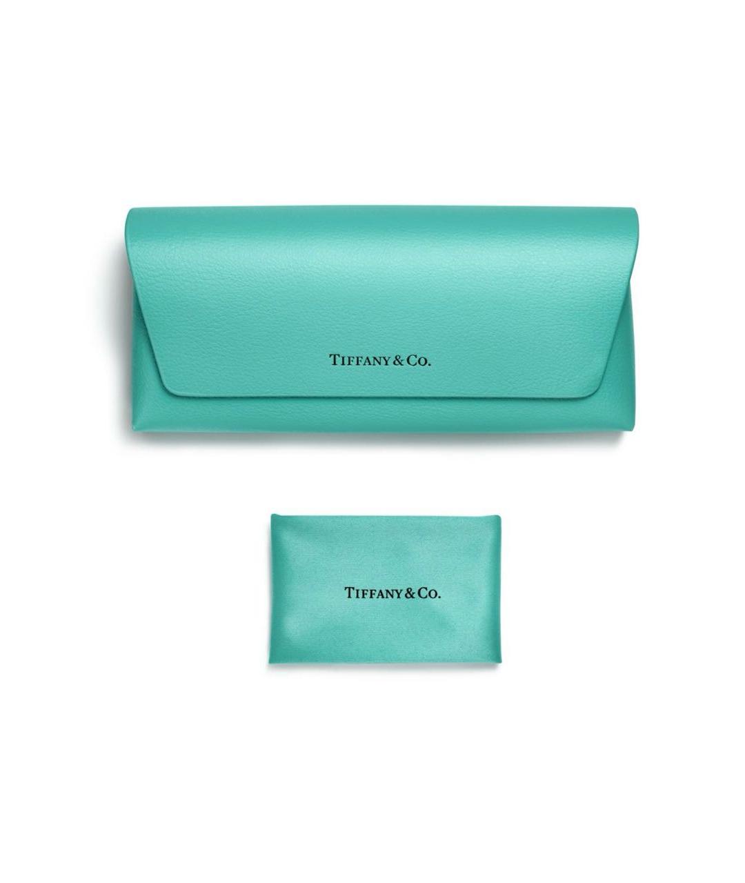 TIFFANY&CO Серые металлические солнцезащитные очки, фото 4