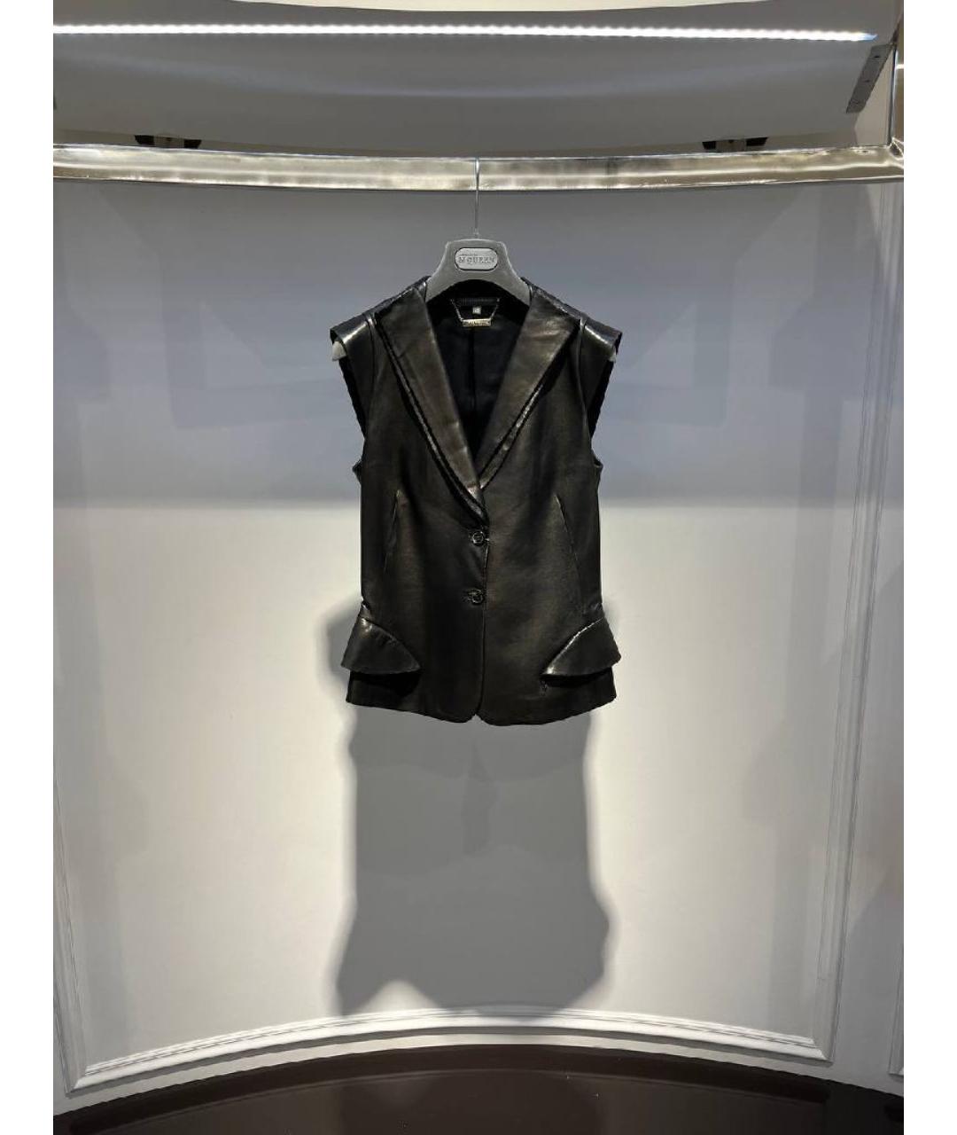 ALEXANDER MCQUEEN Черная жилетка, фото 3