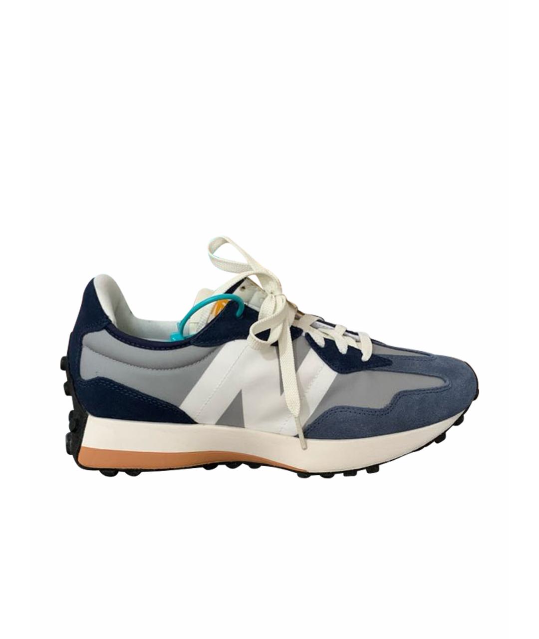 NEW BALANCE Темно-синие синтетические низкие кроссовки / кеды, фото 1
