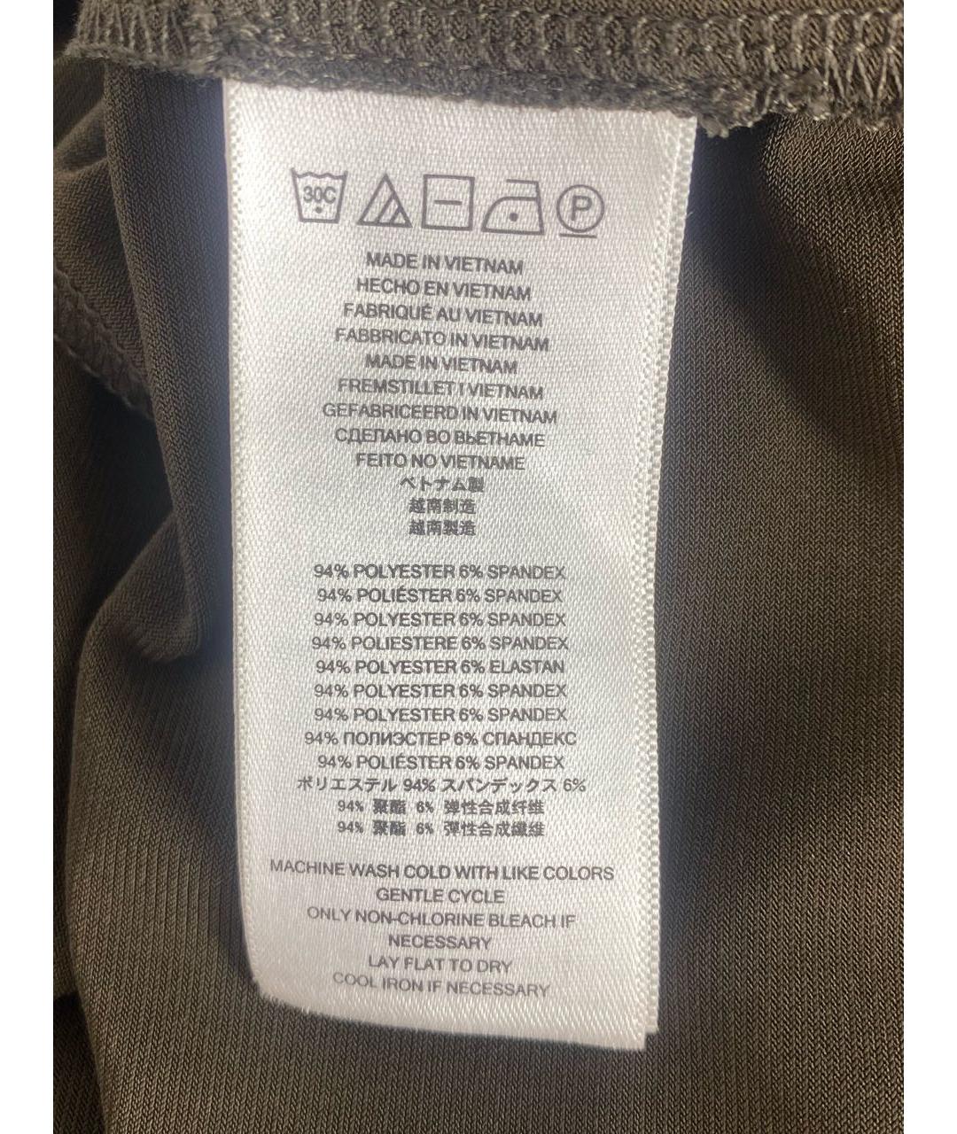 MICHAEL MICHAEL KORS Хаки полиэстеровое платье, фото 8