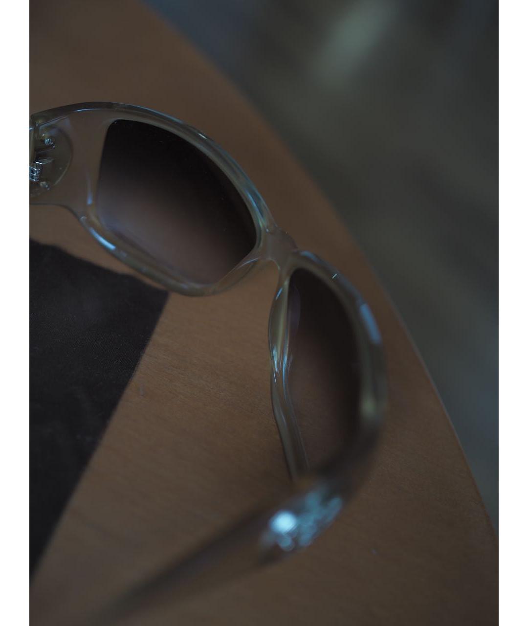 GUCCI Коричневые пластиковые солнцезащитные очки, фото 7