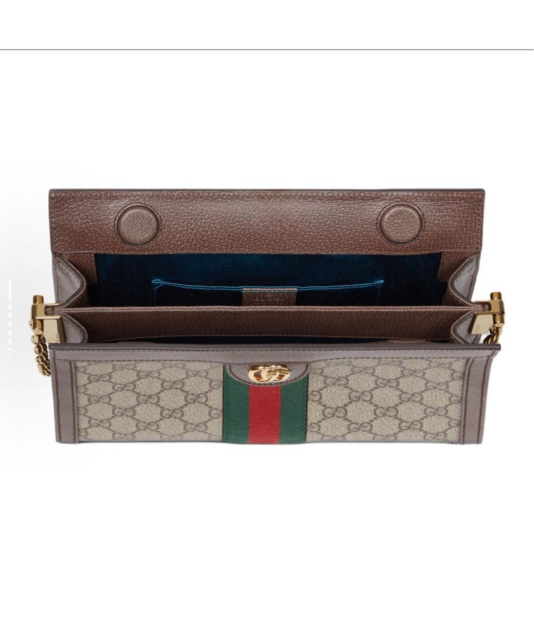 GUCCI Коричневая сумка через плечо, фото 4