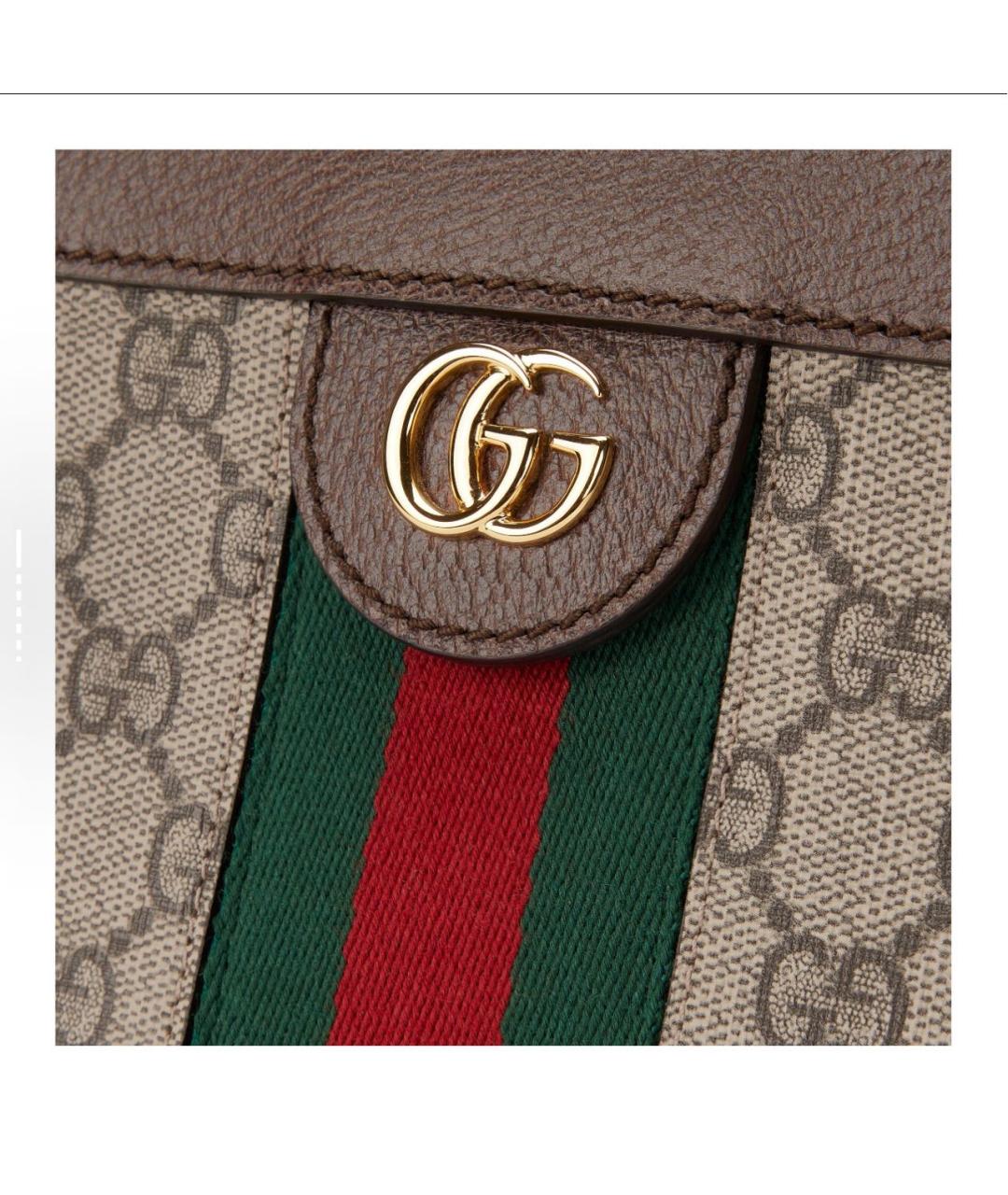 GUCCI Коричневая сумка через плечо, фото 7