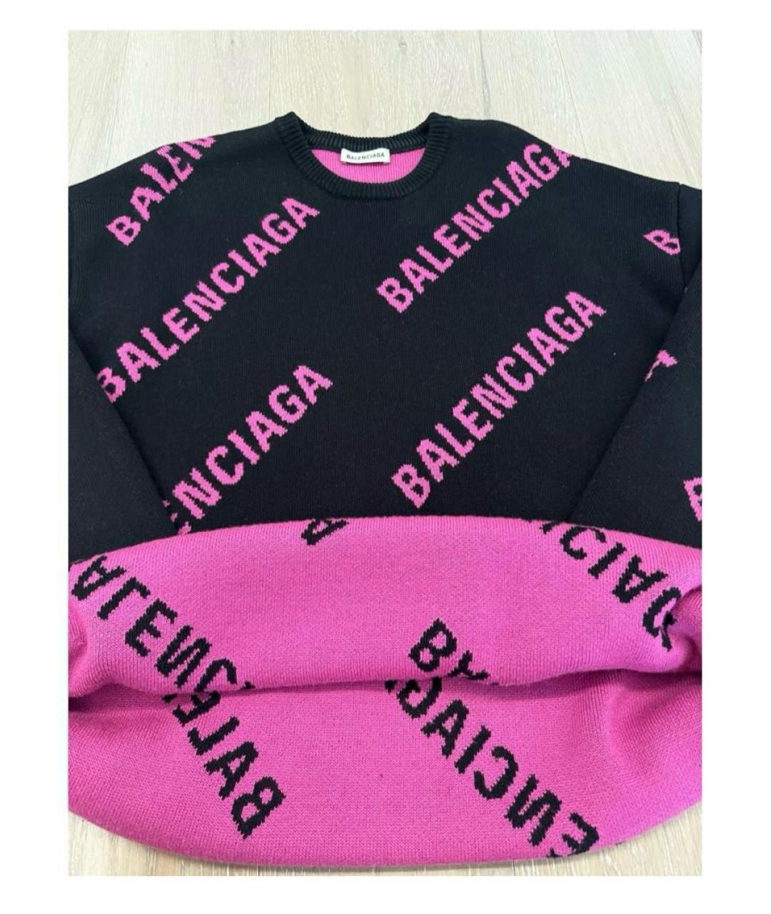 BALENCIAGA Мульти хлопковый джемпер / свитер, фото 4