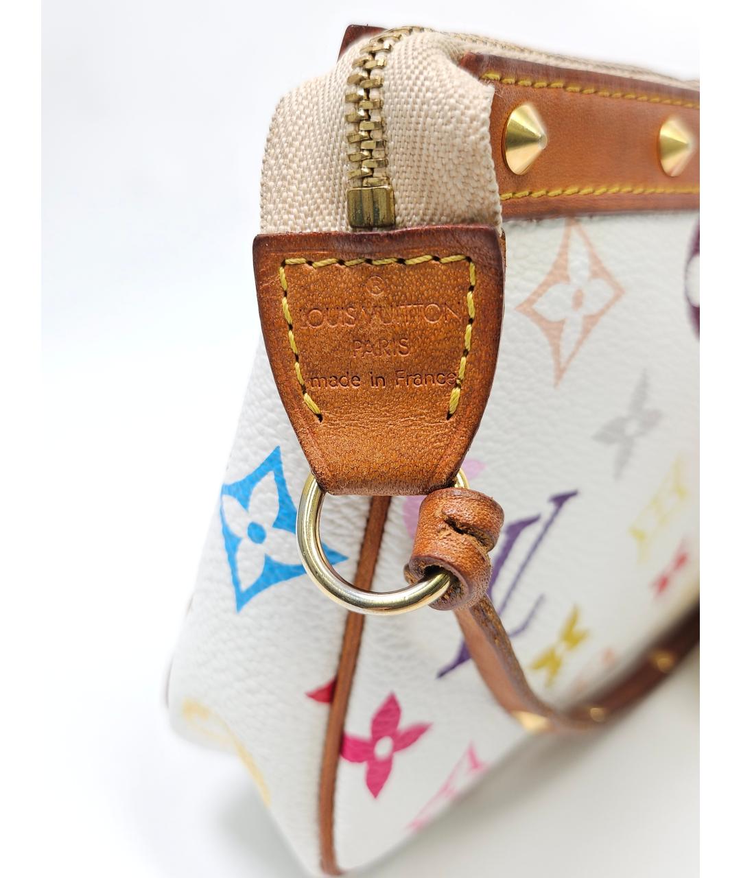 LOUIS VUITTON Белая сумка с короткими ручками, фото 7