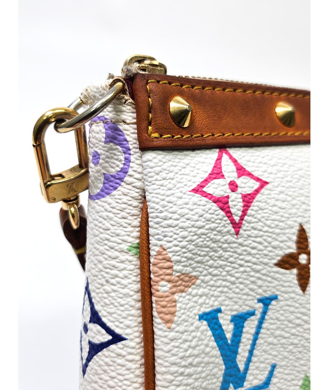 LOUIS VUITTON Белая сумка с короткими ручками, фото 8