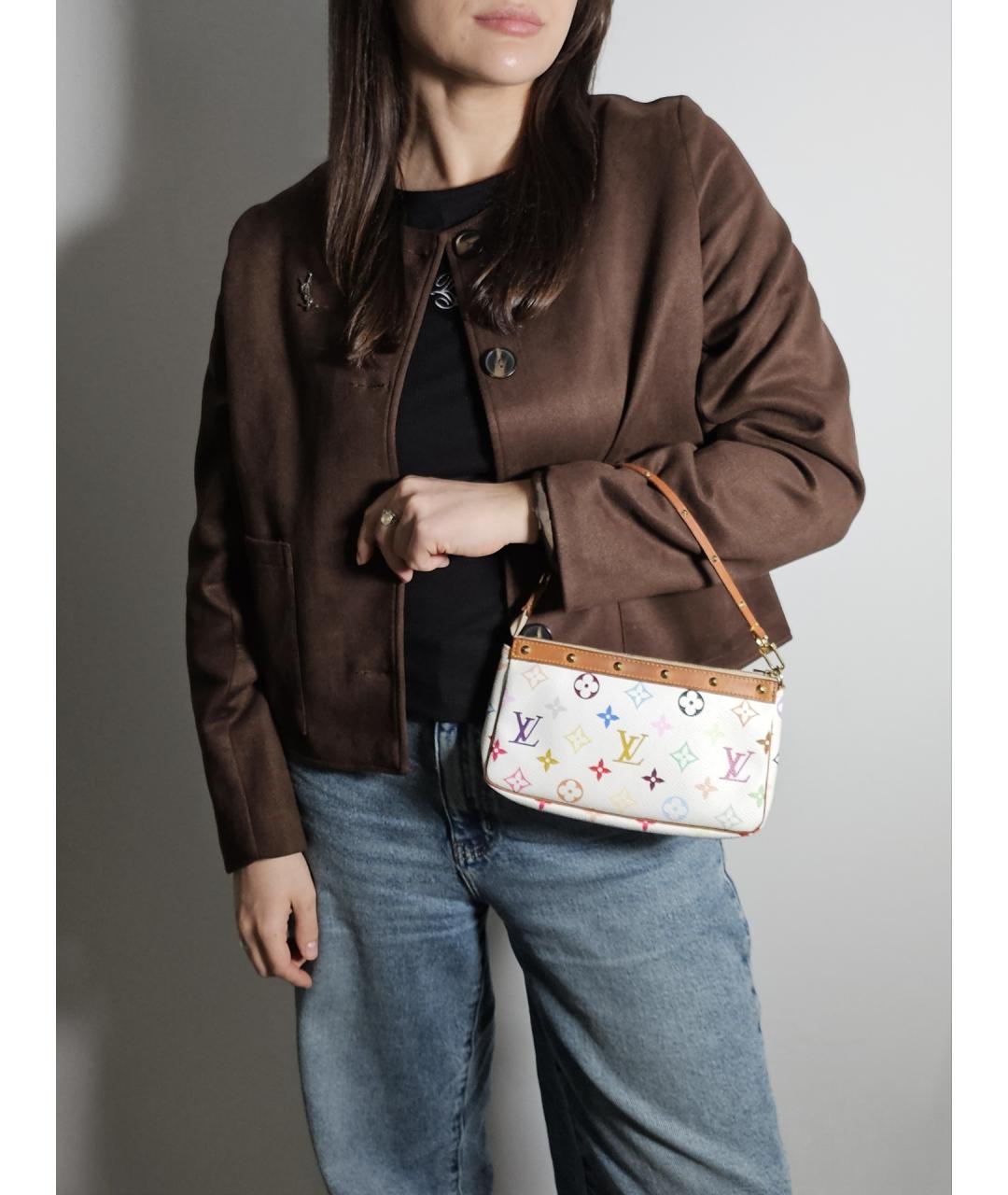 LOUIS VUITTON Белая сумка с короткими ручками, фото 3