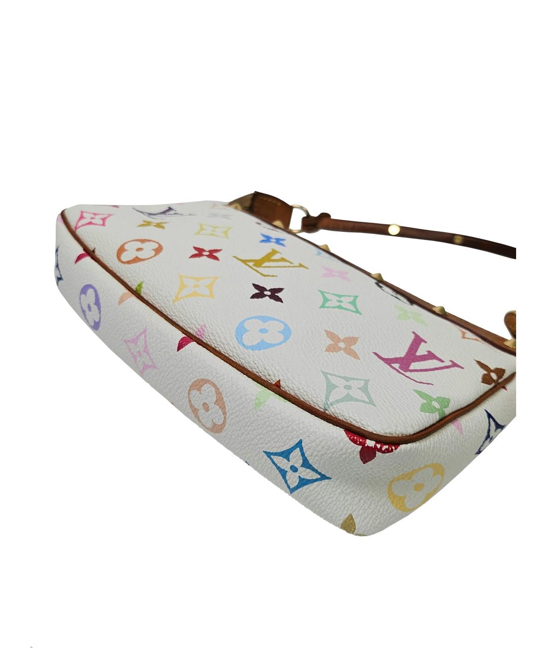 LOUIS VUITTON Белая сумка с короткими ручками, фото 5