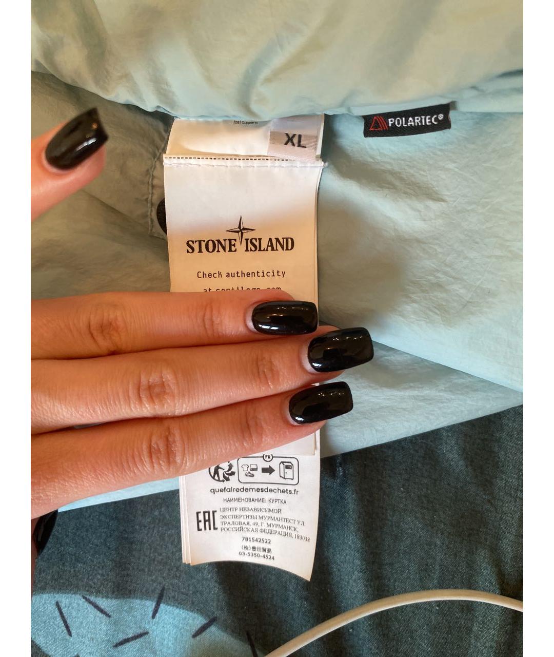 STONE ISLAND Голубая куртка, фото 4