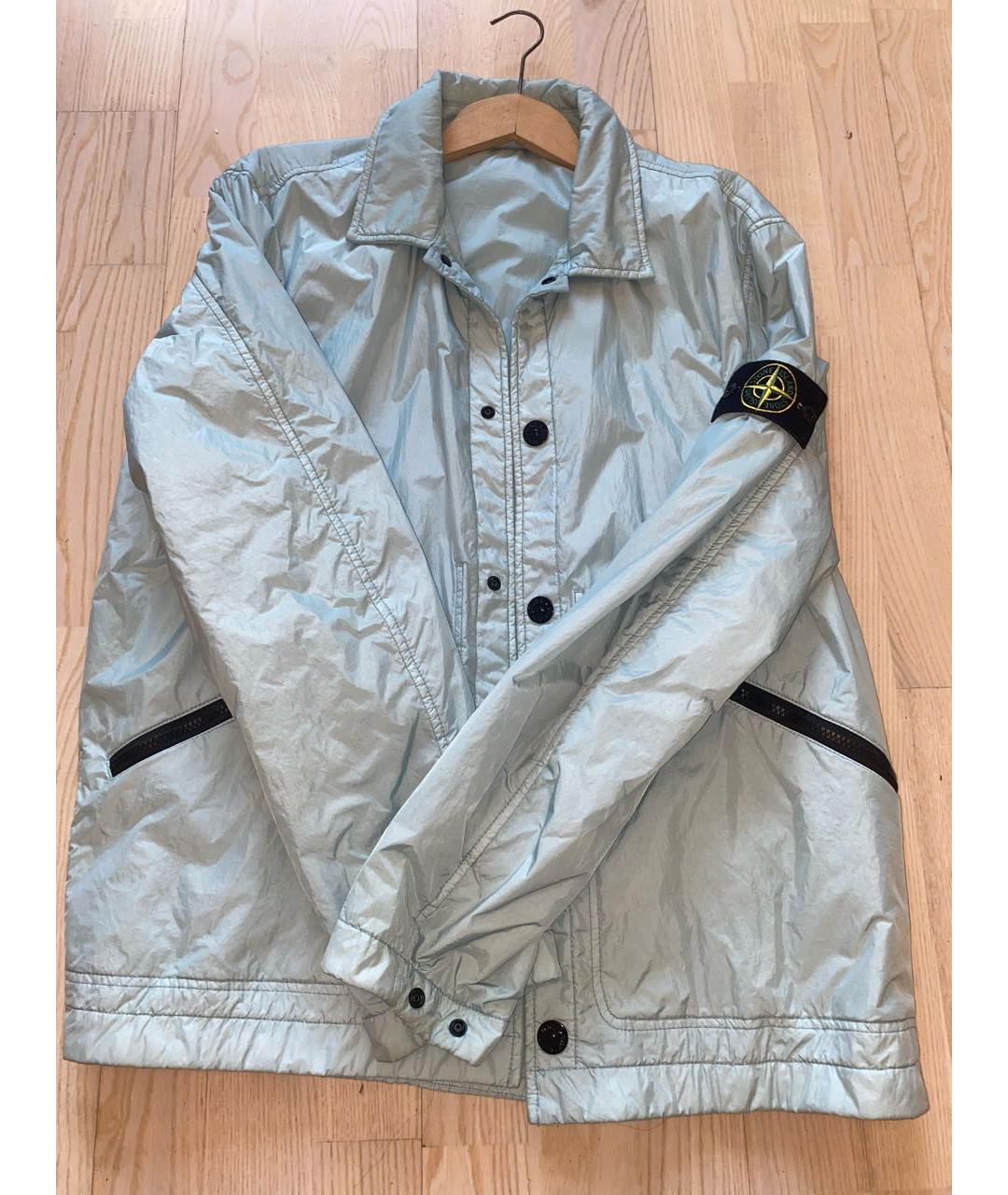 STONE ISLAND Голубая куртка, фото 7