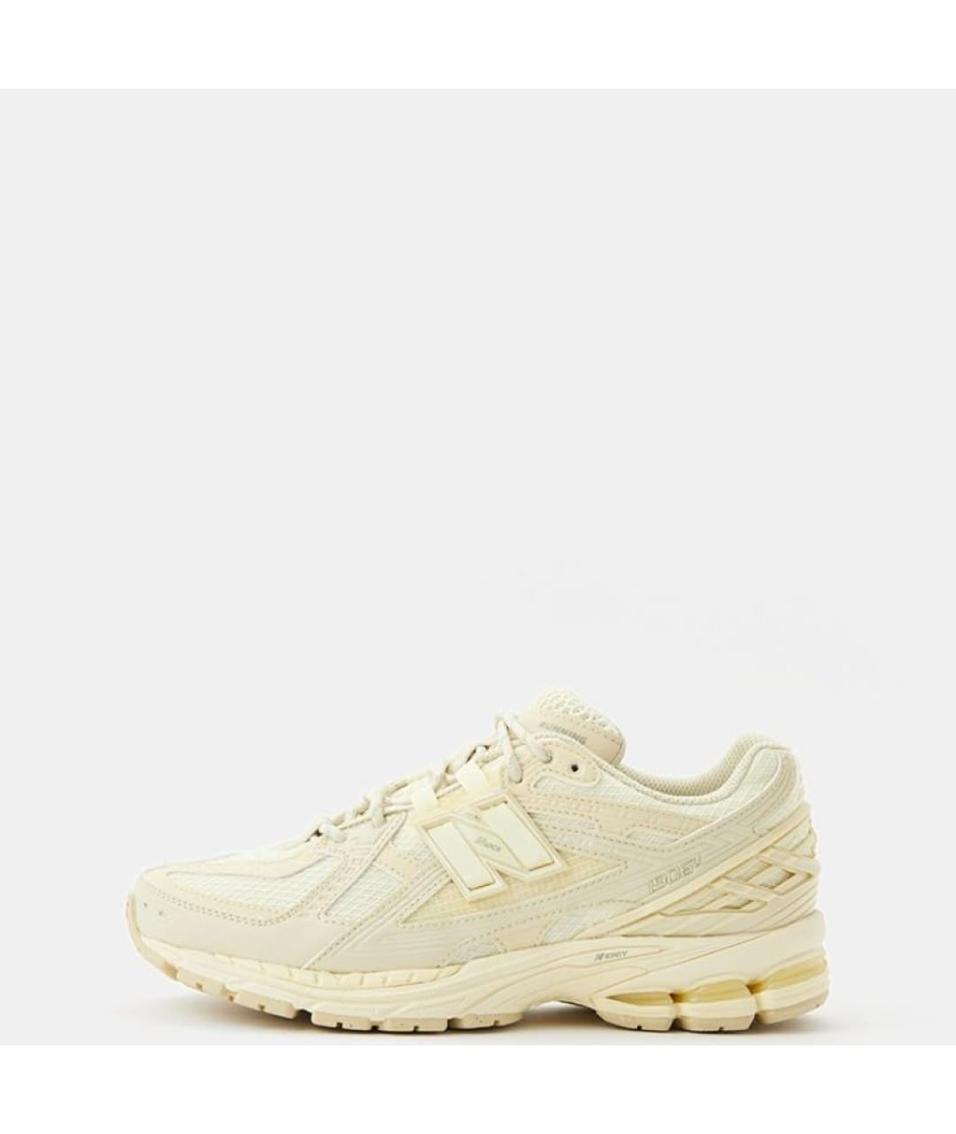 NEW BALANCE Золотые текстильные низкие кроссовки / кеды, фото 2