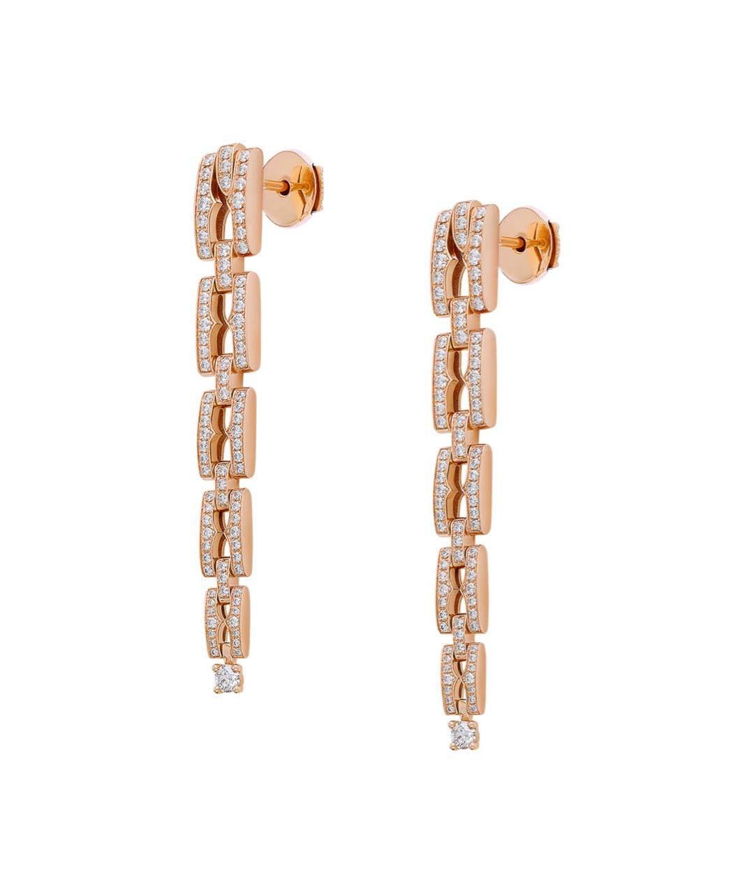 BVLGARI Золотые серьги из розового золота, фото 2