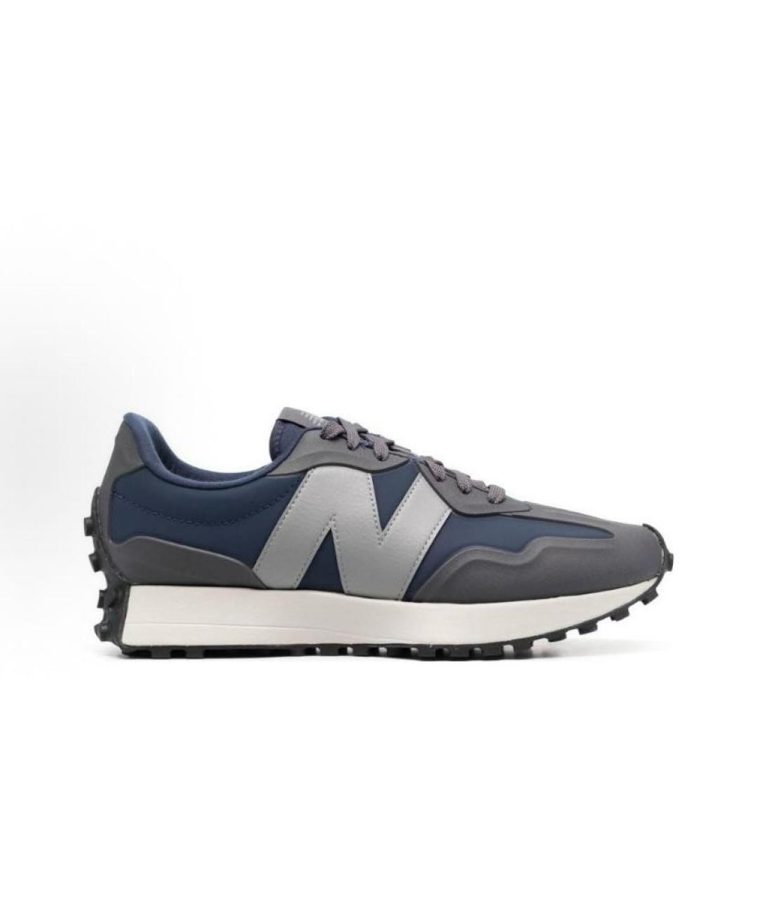 NEW BALANCE Серые текстильные низкие кроссовки / кеды, фото 7