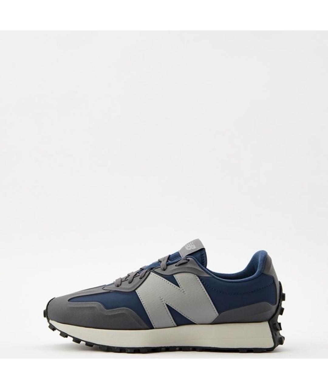 NEW BALANCE Серые текстильные низкие кроссовки / кеды, фото 2