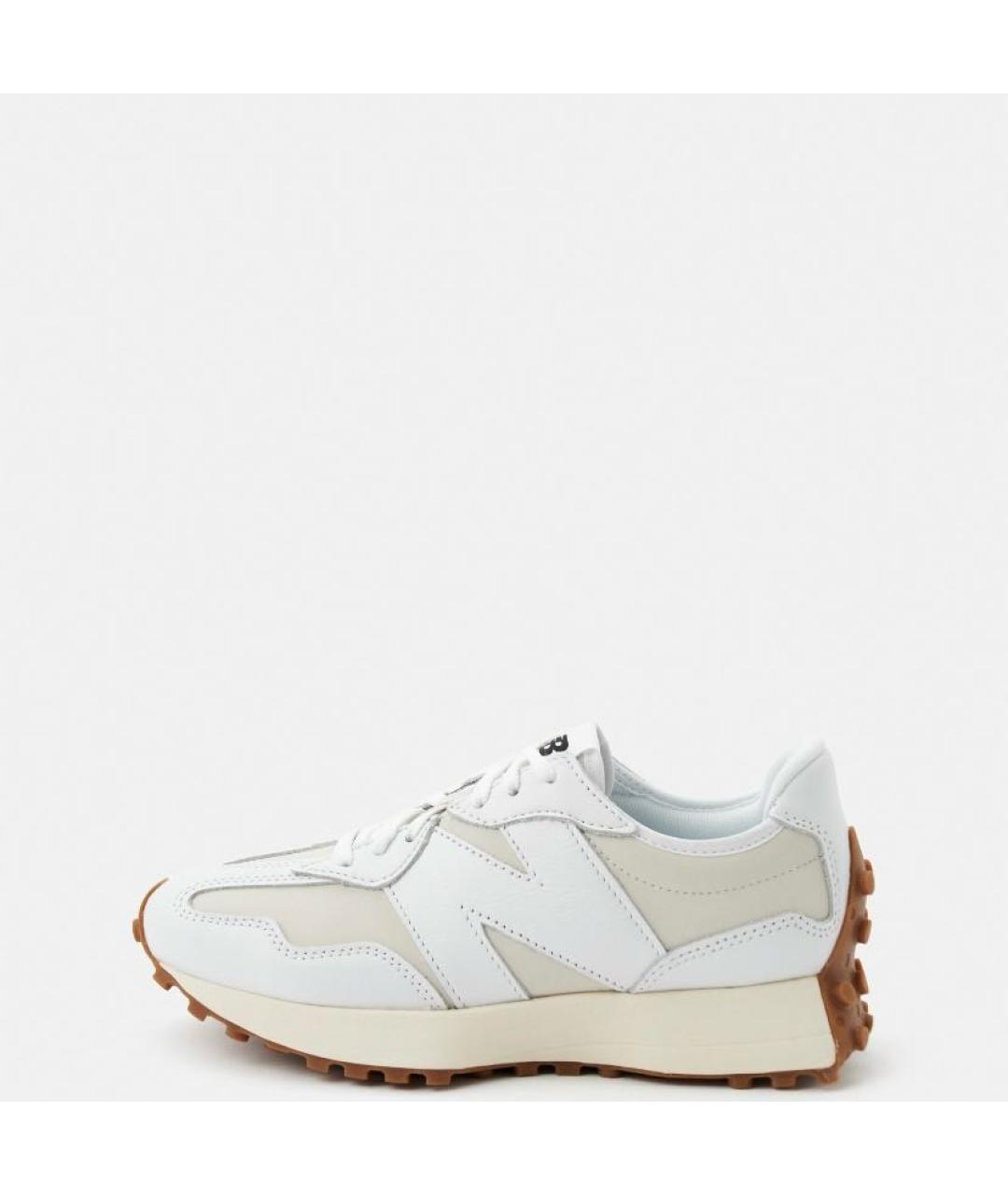 NEW BALANCE Белые замшевые низкие кроссовки / кеды, фото 2
